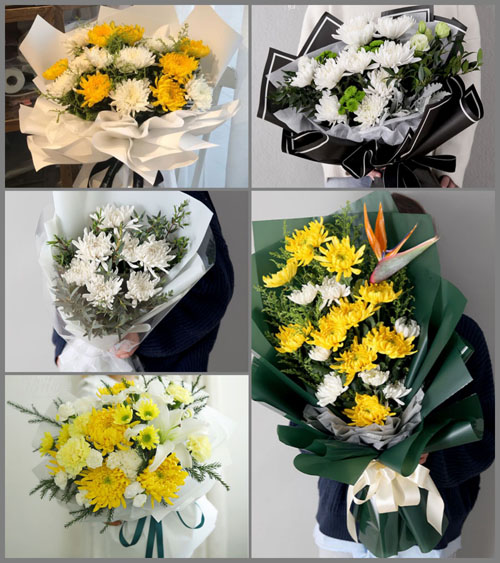 山东青岛平度市同和街道李家埠子村白事花束代送